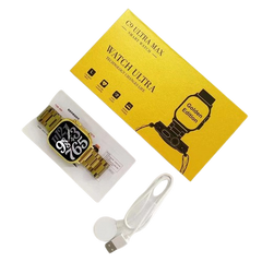 C9 Ultra Max Gold Edition Color Smartwatch 2.1 Inch Screen