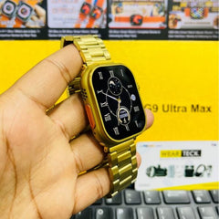 C9 Ultra Max Gold Edition Color Smartwatch 2.1 Inch Screen