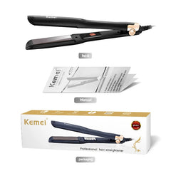 KEMEI KM-458 Professional Electric Hair Straightener Iron