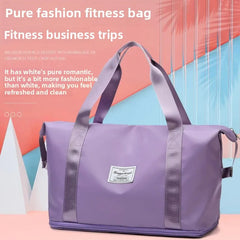 Folding Travel Bag women Shoulder Bags Large Capacity Foldable Women Travel bag ( random colors)