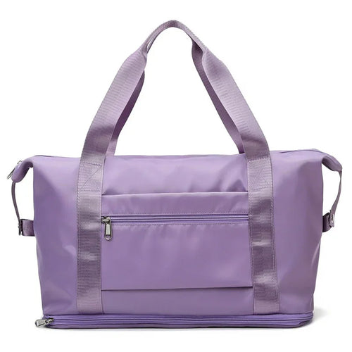 Folding Travel Bag women Shoulder Bags Large Capacity Foldable Women Travel bag ( random colors)