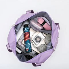 Folding Travel Bag women Shoulder Bags Large Capacity Foldable Women Travel bag ( random colors)