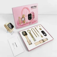 A58 Plus 6 In 1 – Smartwatch For Women  | Best Quality Smart Watch For Girls  | Perfect For Gift