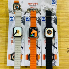 t800Ultra Smart Watch Series Bluetooth Call Smartwatch With Ocean Strap Wireless Charging Best Battery Timing