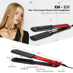 Kemei Km-531 Professional Hair Straightner with Temperature Control