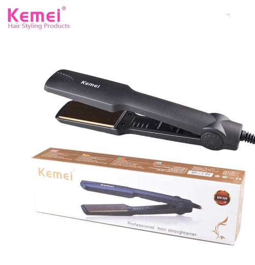 Kemei KM-329 Professional Hair Straightener With Temperature Control