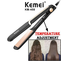 KEMEI KM-458 Professional Electric Hair Straightener Iron