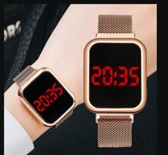 Touch Led Magnet Watch Fashion Casual Sports Men’s Watch