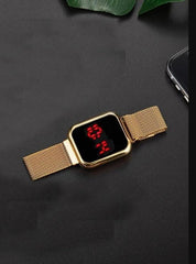 Touch Led Magnet Watch Fashion Casual Sports Men’s Watch